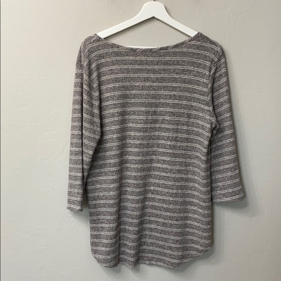 Emory Park dulce3/4 sleeve hacci knit top XL. NWT - Picture 7 of 10
